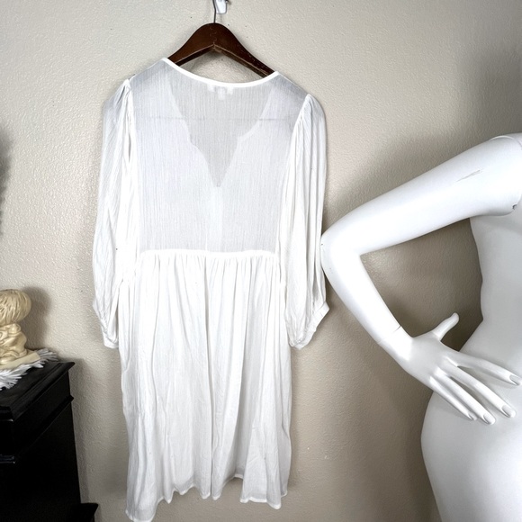 Umgee Tassel Lined Embroidered Flowing Dress - Picture 8 of 8